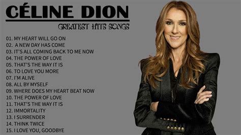 celine dion top 100|celine dion upbeat songs.